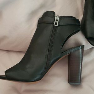 Coach size 8 booties. Black leather